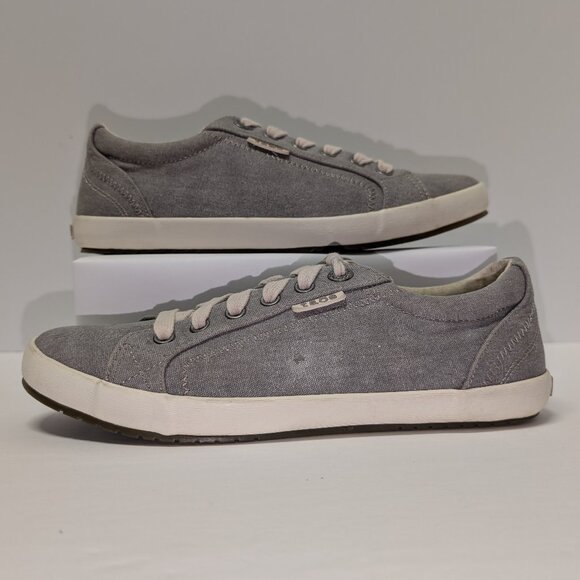 Täos Footwear Star STA-12844 Casual Sneakers in Grey Wash Canvas - Picture 9 of 16